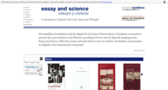 Desktop Screenshot of essayandscience.com