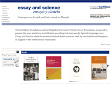 Tablet Screenshot of essayandscience.com